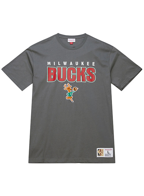 Mitchell & Ness HWC '68 Throw Back Milwaukee Bucks T-Shirt-front