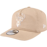 New Era 19Twenty Cream Milwaukee Bucks Snapback Hat-left