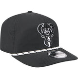 New Era 19Twenty Tonal Icon Black Milwaukee Bucks Snapback Hat