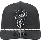 New Era 19Twenty Tonal Icon Black Milwaukee Bucks Snapback Hat