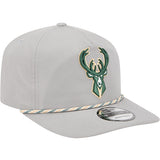 New Era 19Twenty Grey Milwaukee Bucks Snapback Hat-right