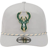 New Era 19Twenty Grey Milwaukee Bucks Snapback Hat-front