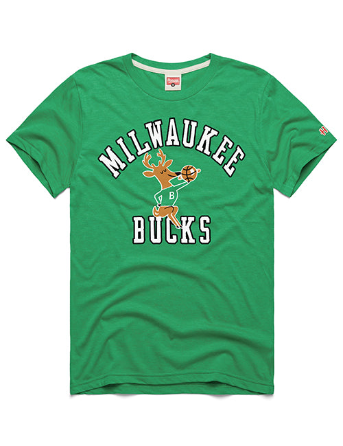 Homage HWC '68 Green Milwaukee Bucks T-Shirt