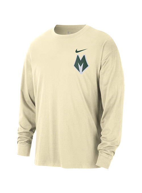 Nike City Edition 2025-26 Essential Milwaukee Bucks Long Sleeve T-Shirt-front