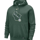 Nike City Edition 2025-26 State Logo Milwaukee Bucks Hooded Sweatshirt-front