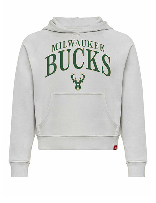 Women's Sportiqe Ella Chainstitch Milwaukee Bucks Hooded Sweatshirt