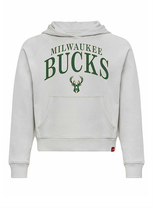 Women's Sportiqe Ella Chainstitch Milwaukee Bucks Hooded Sweatshirt