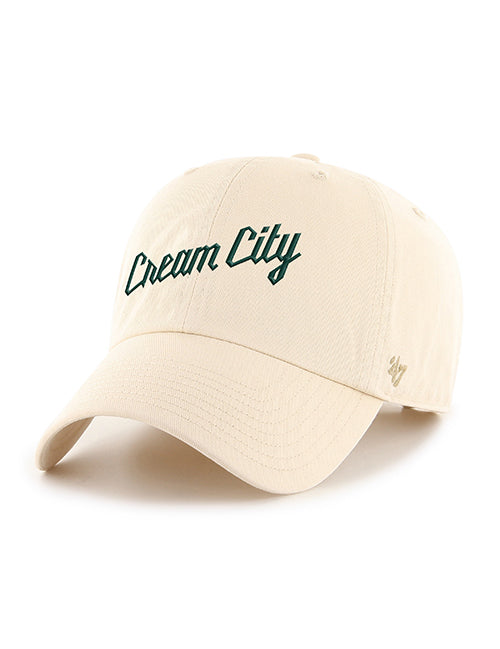 '47 Brand 2025-26 City Edition Clean Up Milwaukee Bucks Adjustable Hat-front