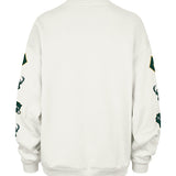 Women's '47 Brand 2025-26 City Edition Milwaukee Bucks Oversized Crewneck Sweatshirt-back