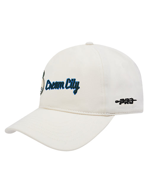 Pro Standard 2025-26 City Edition Milwaukee Bucks Pinch Front Snapback Hat-left