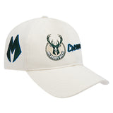 Pro Standard 2025-26 City Edition Milwaukee Bucks Pinch Front Snapback Hat-right