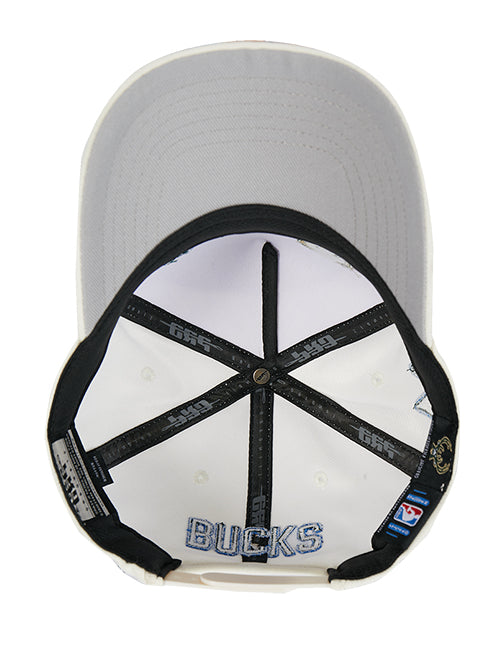 Pro Standard 2025-26 City Edition Milwaukee Bucks Pinch Front Snapback Hat-UV