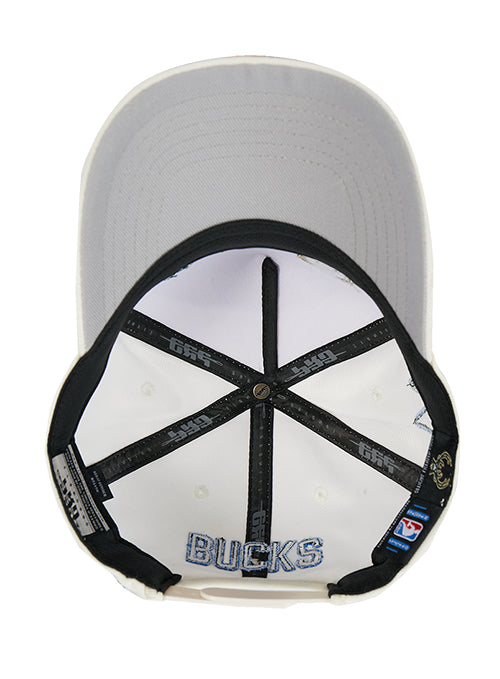 Pro Standard 2025-26 City Edition Milwaukee Bucks Pinch Front Snapback Hat-UV