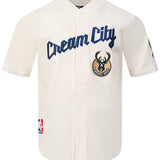 Pro Standard 2025-26 City Edition Milwaukee Bucks Mesh T-Shirt-front