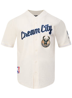 Pro Standard 2025-26 City Edition Milwaukee Bucks Mesh T-Shirt-front