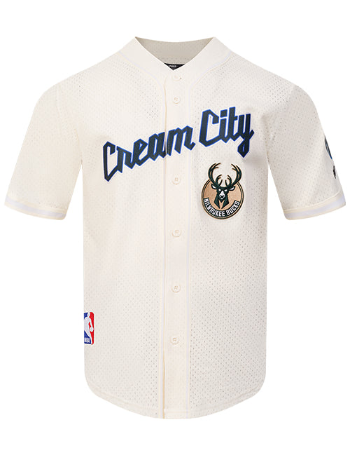 Pro Standard 2025-26 City Edition Milwaukee Bucks Mesh T-Shirt-front