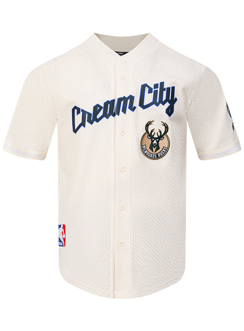 Pro Standard 2025-26 City Edition Milwaukee Bucks Mesh T-Shirt-front