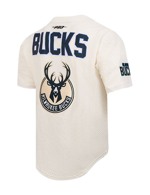 Pro Standard 2025-26 City Edition Milwaukee Bucks Mesh T-Shirt-angled back