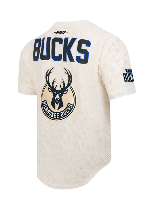 Pro Standard 2025-26 City Edition Milwaukee Bucks Mesh T-Shirt-angled back
