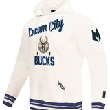 Pro Standard 2025-26 City Edition Milwaukee Bucks Hooded Sweatshirt-angled front
