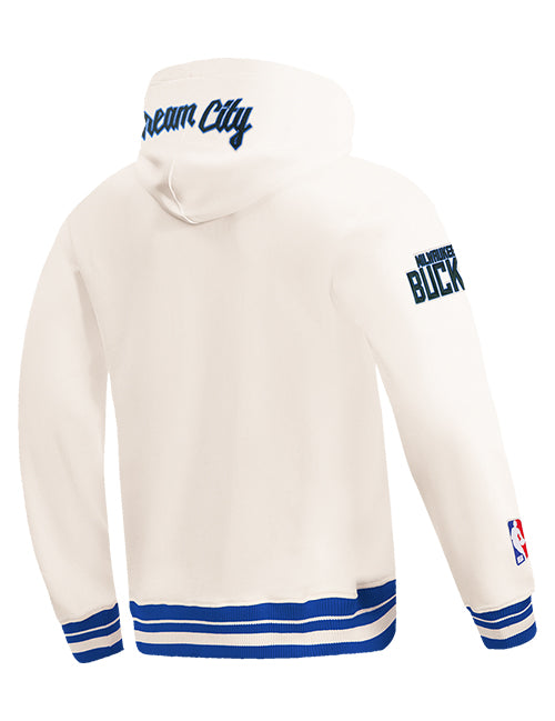 Pro Standard 2025-26 City Edition Milwaukee Bucks Hooded Sweatshirt-angled back
