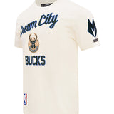 Pro Standard 2025-26 City Edition Milwaukee Bucks T-Shirt-angled front