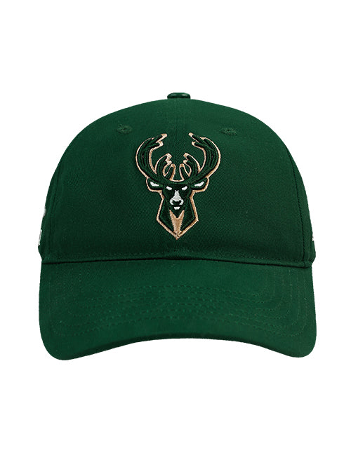 Pro Standard Modern Original Green Milwaukee Bucks Adjustable Hat-front