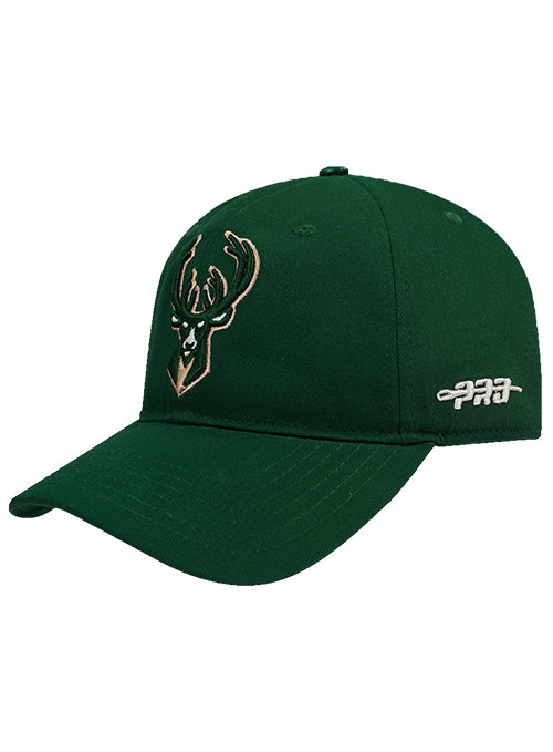 Pro Standard Modern Original Green Milwaukee Bucks Adjustable Hat-left