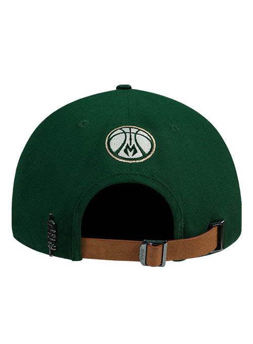 Pro Standard Modern Original Green Milwaukee Bucks Adjustable Hat-back