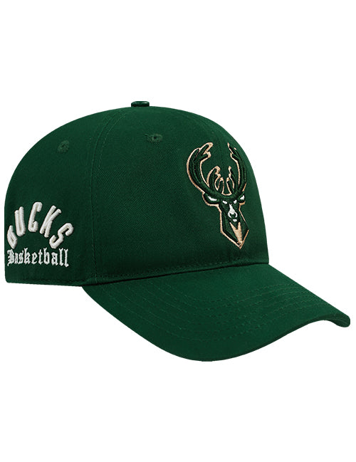 Pro Standard Modern Original Green Milwaukee Bucks Adjustable Hat-right