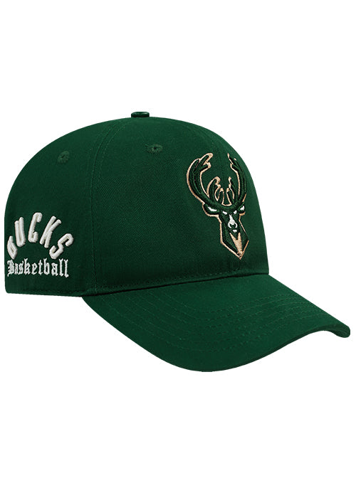 Pro Standard Modern Original Green Milwaukee Bucks Adjustable Hat-right