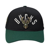 Pro Standard Modern Original Milwaukee Bucks Snapback Hat-front