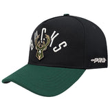 Pro Standard Modern Original Milwaukee Bucks Snapback Hat-left