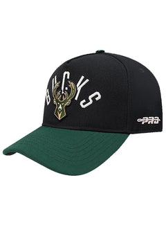 Pro Standard Modern Original Milwaukee Bucks Snapback Hat-left