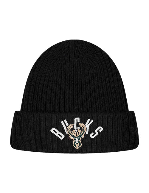 Pro Standard Modern Original Milwaukee Bucks Cuffed Knit Hat-front