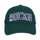 Women's Pro Standard City Lights Milwaukee Bucks Adjustable Hat-FRONT