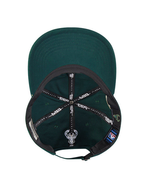 Women's Pro Standard City Lights Milwaukee Bucks Adjustable Hat-uv