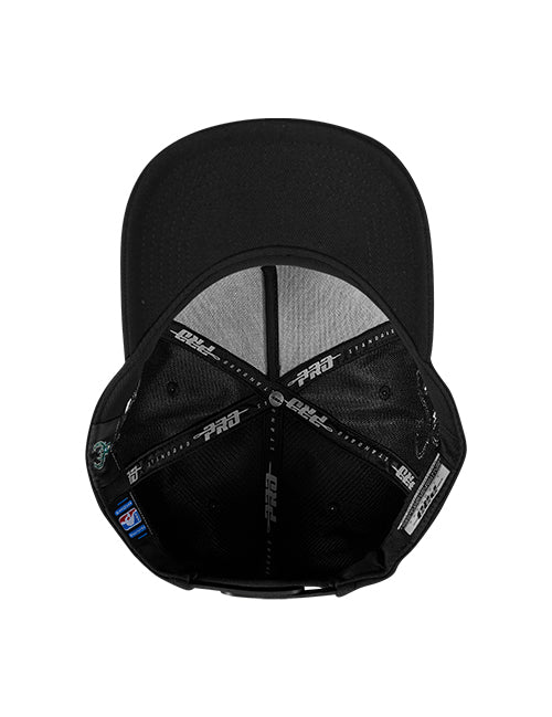 Pro Standard Blackout Milwaukee Bucks Pinch Snapback Hat-UV