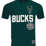 Pro Standard Modern Original Milwaukee Bucks Green T-Shirt-front