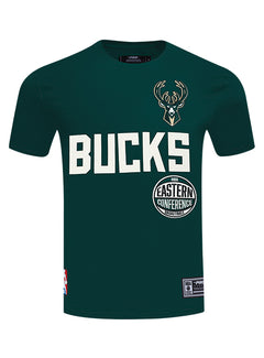 Pro Standard Modern Original Milwaukee Bucks Green T-Shirt-front