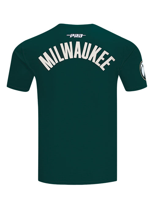 Pro Standard Modern Original Milwaukee Bucks Green T-Shirt-back