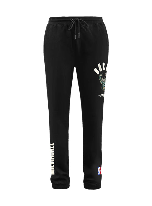 Pro Standard Modern Original Milwaukee Bucks Jogger Sweatpants-front