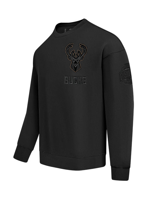 Pro Standard Blackout Milwaukee Bucks Long Sleeve T-Shirt-angled front