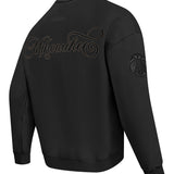 Pro Standard Blackout Milwaukee Bucks Long Sleeve T-Shirt-angled back