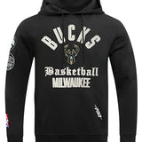 Pro Standard Modern Original Black Milwaukee Bucks Hooded Sweatshirt