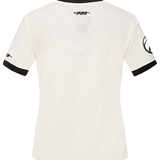 Women's Pro Standard Modern Original Milwaukee Bucks Ringer T-Shirt-back