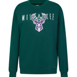 Women's Pro Standard City Lights Milwaukee Bucks Crewneck Sweatshirt-front