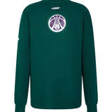 Women's Pro Standard City Lights Milwaukee Bucks Crewneck Sweatshirt-back