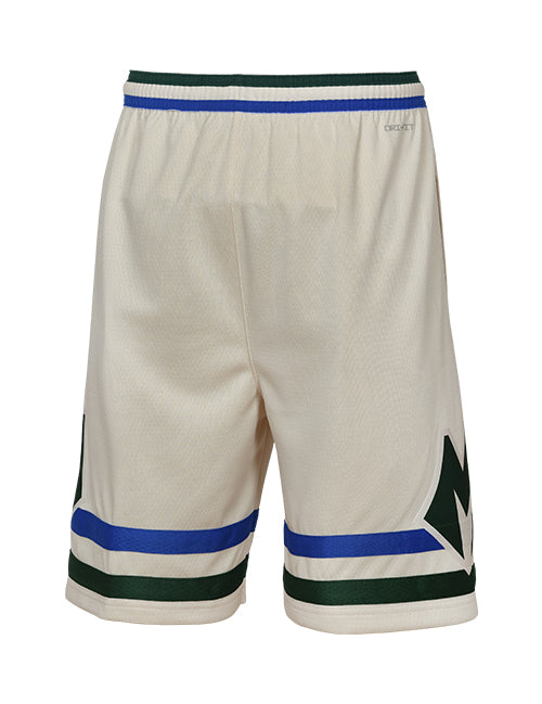 Youth Nike 2025-26 City Edition Milwaukee Bucks Swing Basketball Shorts-back