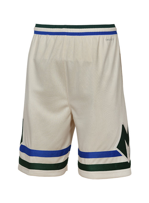 Youth Nike 2025-26 City Edition Milwaukee Bucks Swing Basketball Shorts-back